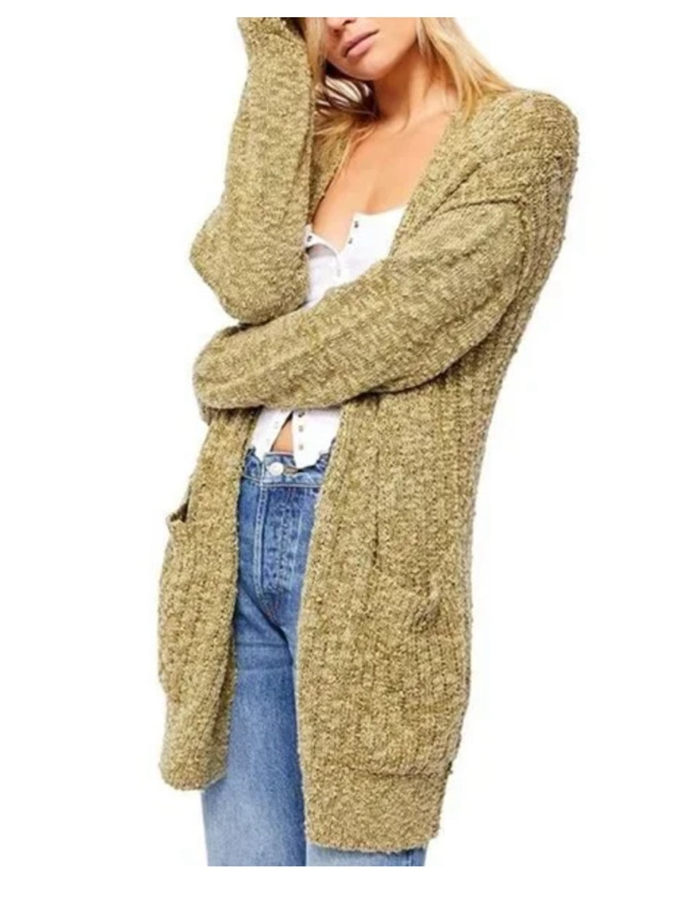 Free People Sunset Drive Cardigan EUC
